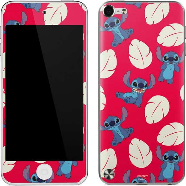 Skinit Decal MP3 Player Skin Compatible with iPod Touch (5th Gen&2012) - Officially Licensed Disney Lilo and Stitch Character Pattern Design