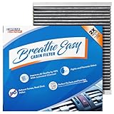 Spearhead Odor Defense Breathe Easy AC & Heater Cabin Filter | Fits Select 2013-2025 Acura, Honda, Buick, Cadillac, Chevrolet, GMC Like OEM | Up to 25% Longer Lasting w/Activated Carbon (BE-966)