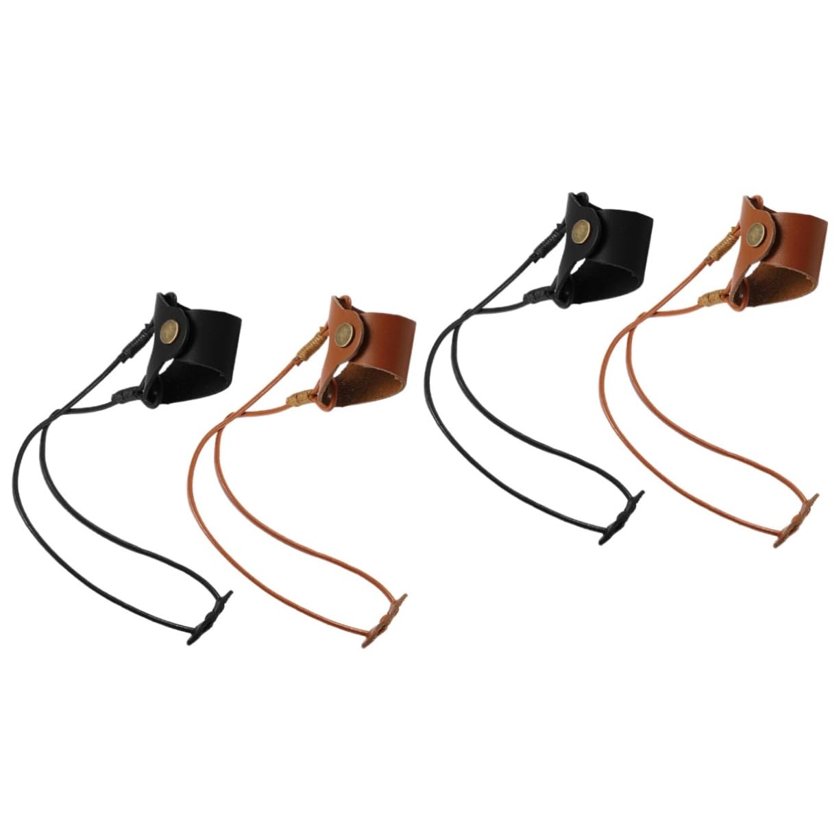 FRCOLOR 2 Set Fermaglio Per Occhiali Antiscivolo Cinghie Per Occhiali Sole E Ottici Accessorio Pratico E Sicuro Per Viaggi 2 Pezzi*2