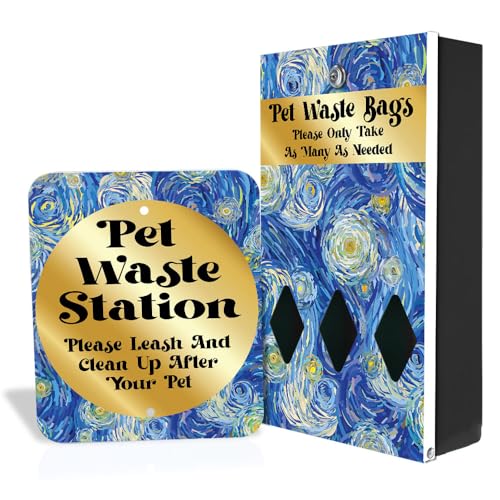 Zero Waste USA - DISPENSE-ART™ Roll Bag Dispenser & Sign - Starry Night