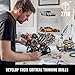Mould King 10130 V8 Engine Model kit That Runs - Build Your Own STEM V8 Model Engine for Adults, 8-Cylinder Engine kit 3.9-Liter Twin-Turbo Engine, Mechanic Engineering Construction Set (2718 PCS)