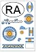 aprom Argentinien Aufkleber Karte Stickerbogen - PKW Auto Motorrad Biker Flagge Fahne Tuning