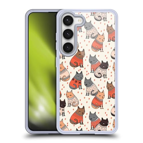 Funda para Samsung S23 de gatos acogedores por la ilustradora Andrea Lauren