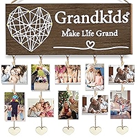 Cadre Photo Pour Grandmère, Cadeau De Noël Pour Grandmère, Cadeau D'anniversaire Pour Grandmère, Cadeau D'anniversaire De Petitsenfants, Petitsfilles, Petitsenfants, Portephoto, Cadeau Pour