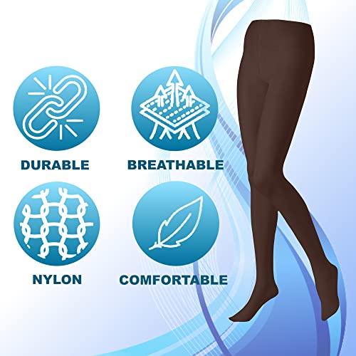 Image of Butterfly EMEM Apparel Women's Plus Size Queen Opaque Footed Tights