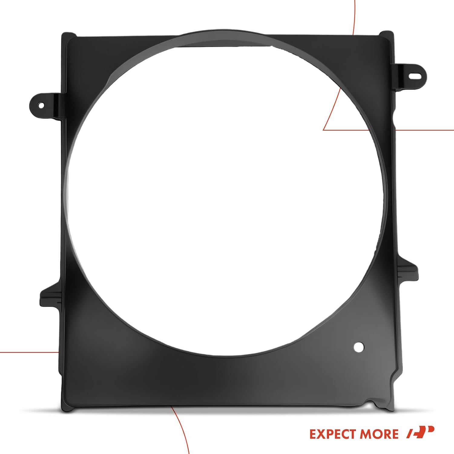 A-Premium Engine Radiator Cooling Fan Shroud Compatible with Ford Ranger 1998 1999 2000 2001 2002 2003 4.0L