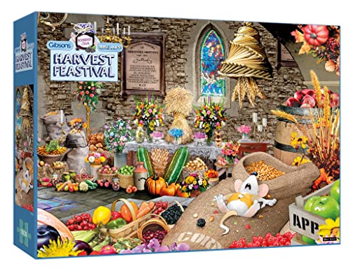 Rompecabezas de 1000 piezas sostenible para adultos Harvest Feastival