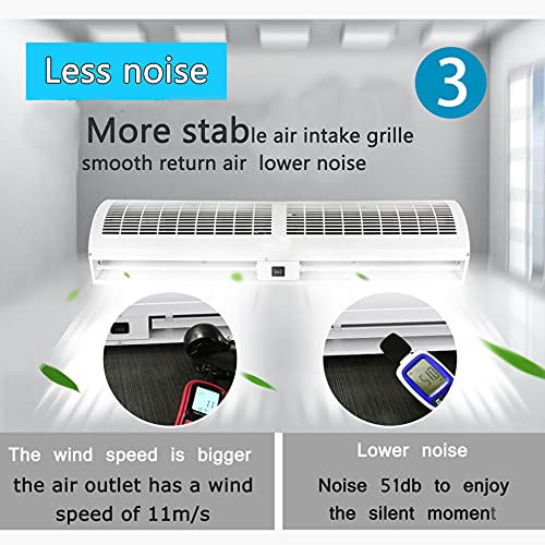 Luchtgordijn Voor Binnen Kan Het Luchtgordijn Effectief Blokkeren, Geluidsarm Stil Luchtgordijn Hoog En Laag Schakelen… - Image 5