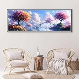 【Runde Diamond】 Runde Diamanten füllen das gesamte Bild, Diamantperlen sind facettenreich, was die Perlen glänzender macht, und das Funkeln lässt das gesamte Gemälde dreidimensionaler und lebendiger erscheinen. Diamanten verblassen nie. 30 % mehr Diamanten