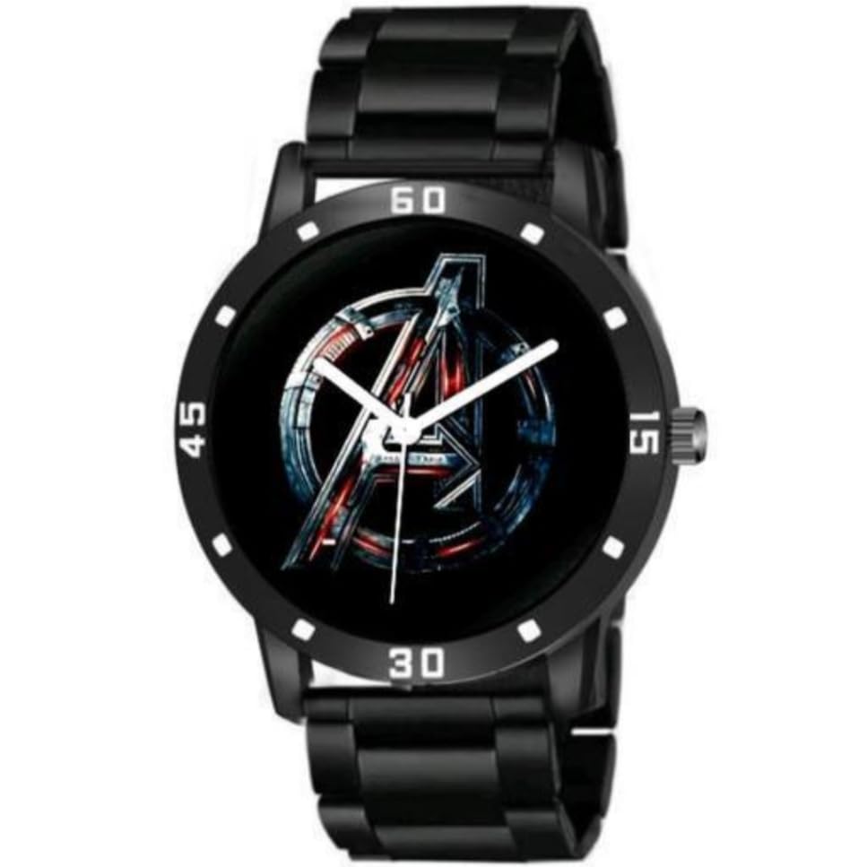 vtrack A99 Stylish Soft Bump Style Belt Big Dial All Black Watch for Men & Boys (Black-C) (B0CVTFJ26G) Amazon Price History, Amazon Price Tracker