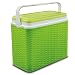 Boîte en rotin Glacière 24 L Grand Camping Plage Lunch pique-nique isotherme alimentaire, Plastique, Vert, Cooler Box