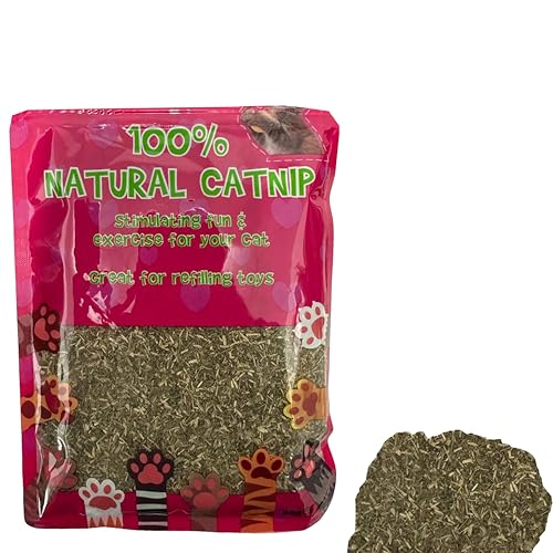 Pet Guru Hierba gatera 100% natural para gatos estimulante diversión para gato hierba gatera natural (60 GMS)