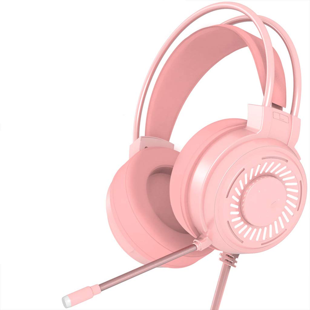 Lekki zestaw słuchawkowy stereo do gier podświetlenie LED zestaw słuchawkowy Cool RGB Rainbow
