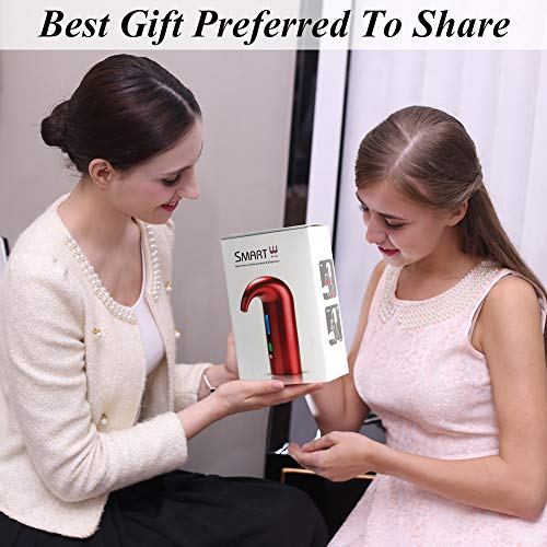 Ricank Electric Wine Aerator Pourer, Portable One-Touch Wine Decanter And Wine Dispenser Pump For Red And White Wine Multi-Smart Automatic Wine Oxidizer Dispenser Usb Rechargeable Spout Pourer Black #TOP6