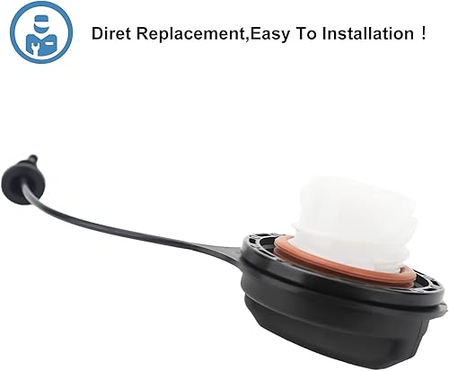 Miniatura 3 de Tapa de llenado del depósito de combustible, tapa de gasolina compatible con Ford E-350 Super Duty 2009-2019, E-450 Super Duty 2009-2019, F59