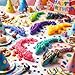 JOYIN 24 Pcs 3D Printed Articulated Mini Dragons, Flexible Crystal Dragon Fidget Toy Set, 3D Printed Animals for Party Favors, Classroom Prizes, Goodie Bag Fillers & Desk Decor