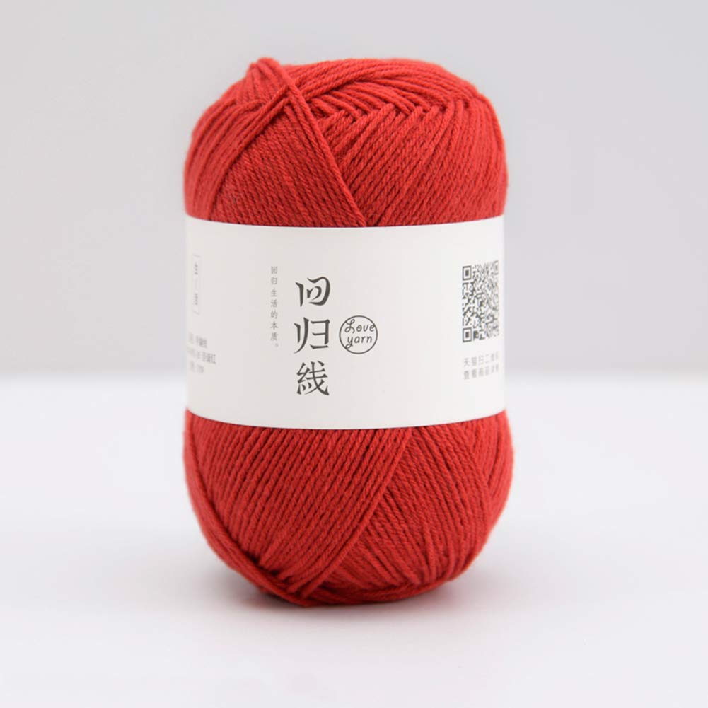 400G Qualitäts-Baumwolle Garn für Häkeln und Stricken, 20 Farben erhältlich, Babypullover Decken Coats Puppen,10