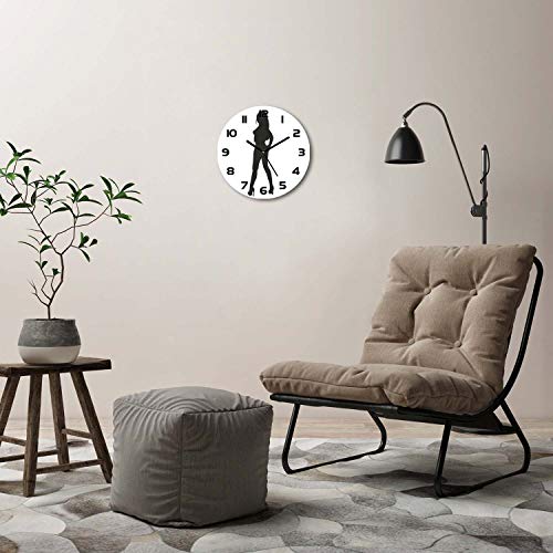 Horloge en verre sécurité Tulup 60x60cm avec impression haute définition - 4