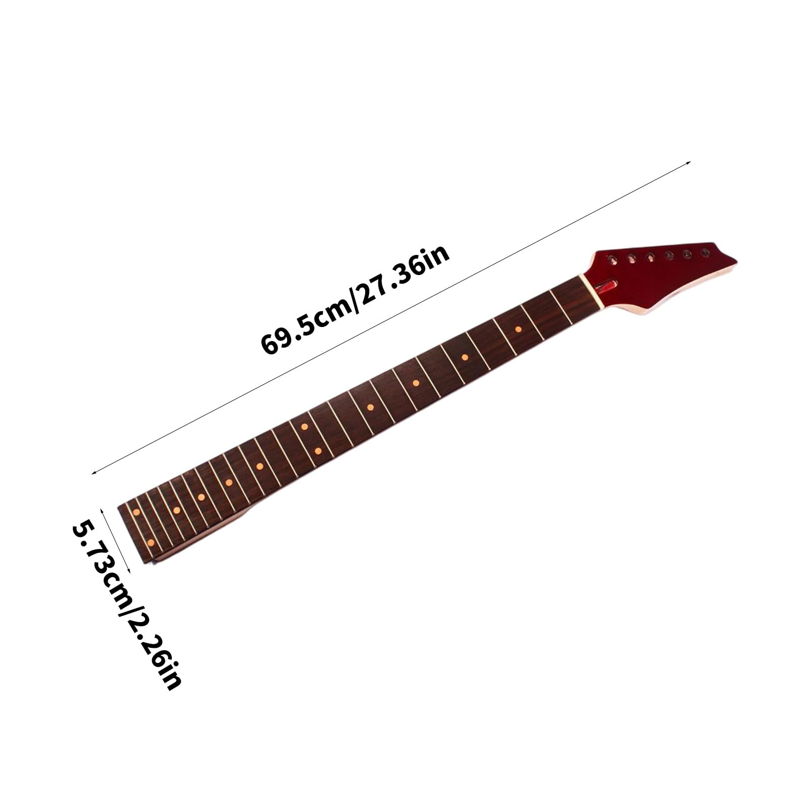 Liscio Playability 24 Fret Chitarra Elettrica Paletta Legno Chitarra Collo con Tastiera Chitarre Elettriche Accessori Colli Sostituzione