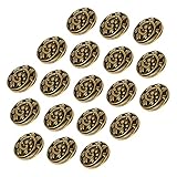  VICASKY 20pièces Lot de Boutons Style Rétro pour Robes et Manteaux Fermetures Assorties de Boutons de Robe
