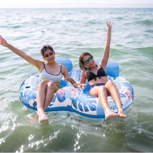 Flotteur de piscine gonflable robuste et design extra large haut de gamme - 3
