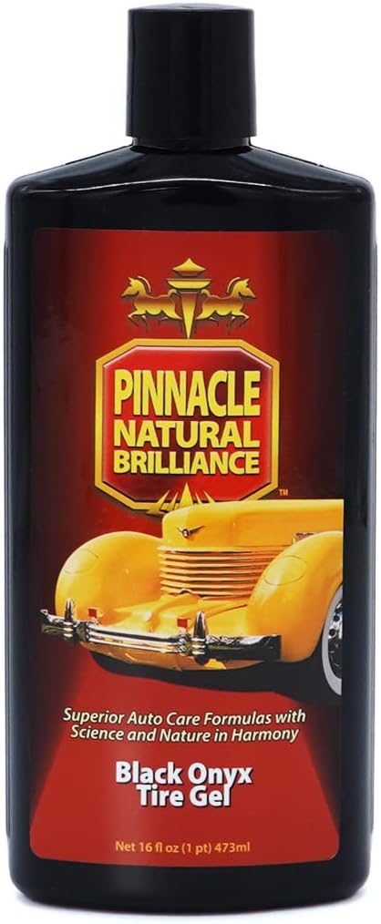 Pinnacle Natural Brilliance PIN-420 Black Onyx Tire Gel, 16 fl. oz.