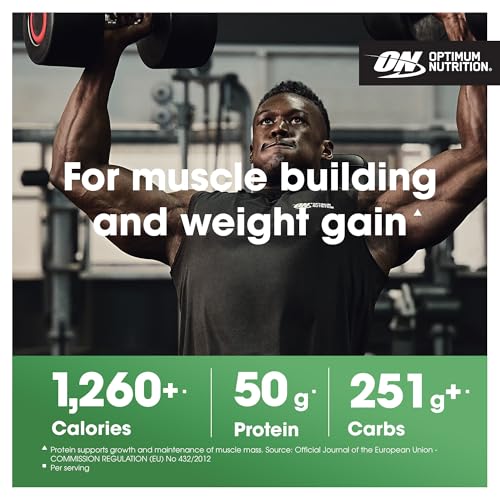 Optimum Nutrition Serious Mass Protein Powder High Calorie Mass Gainer with Vitamins, Creatine and Glutamine, Chocolate, 8 Servings, 2.73 kg, Packaging May Vary - Image 4