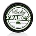 Hair Pomade, Heavy Hold - Med. Shine. Oil & Wax Based. Classic 1920's scent. For Pompadour Faux Hawk Rockabilly Comb Over Quiff Greaser Slick Back G-Eazy & 50's styles. Handmade in USA LUCKY FRANC'S