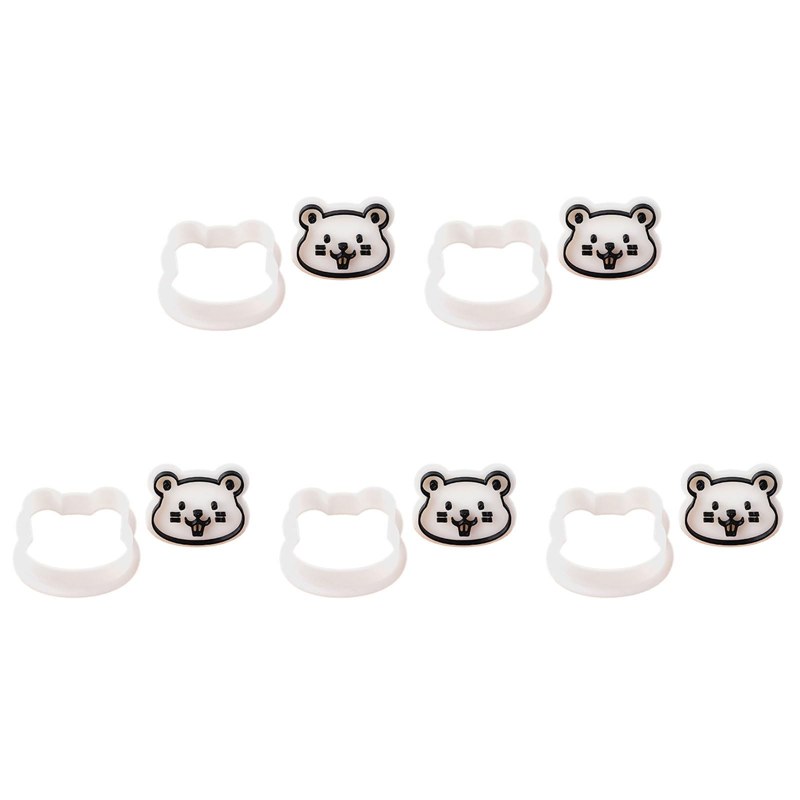 Tsophreniq Lovely Shape Sugarcraft Biscuits Molds Lovely Animal Fondant Cookie Stamp for Baking Enthusiasts and Home Cooks Kids Baking Tool