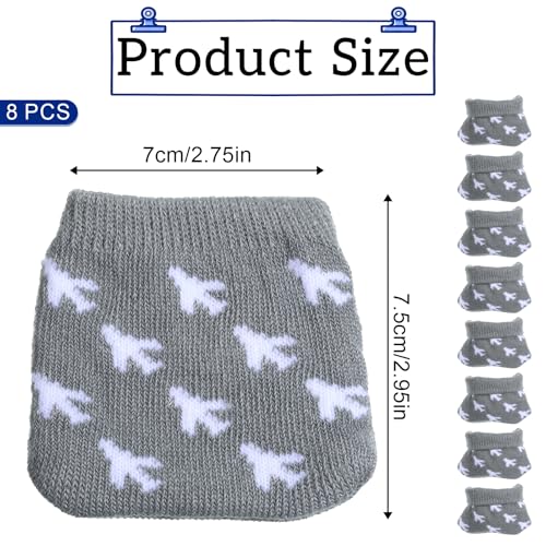 8 Pack Luggage Wheel Covers, Prevent Floor Bed From Getting Dirty and Keep Floors Clean, Universal Sleeve Case2