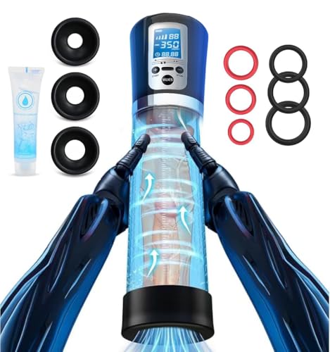 Penisen Largement Tool Pump for EdTreatment for Men Devices, 8“ 4 Suction Intensities Y14J