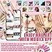 levigationlu 3D Nail Printer with 5-Inch Touch Screen/App Control, 4800dpi Nail Art Machine, 1000+ Built-in Nail Art Designs, Recognition Nail Shape and Size, DIY Photo Printing for Home or Salon