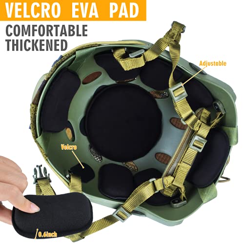 image for ActionUnion Tactical Airsoft Paintball Fast Helmet with Cover PJ Type 