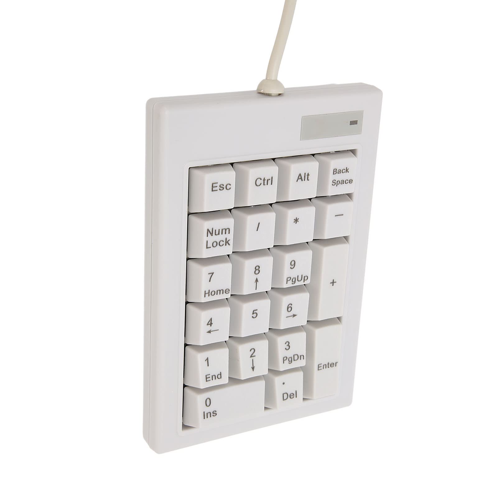 YedaHcy Mechanical Numpad, 21 Keys Wired USB Numeric Keypad, Sturdy ABS Material, Linear Action Switch, Plug and Play, Ideal for Office Bank Accountant