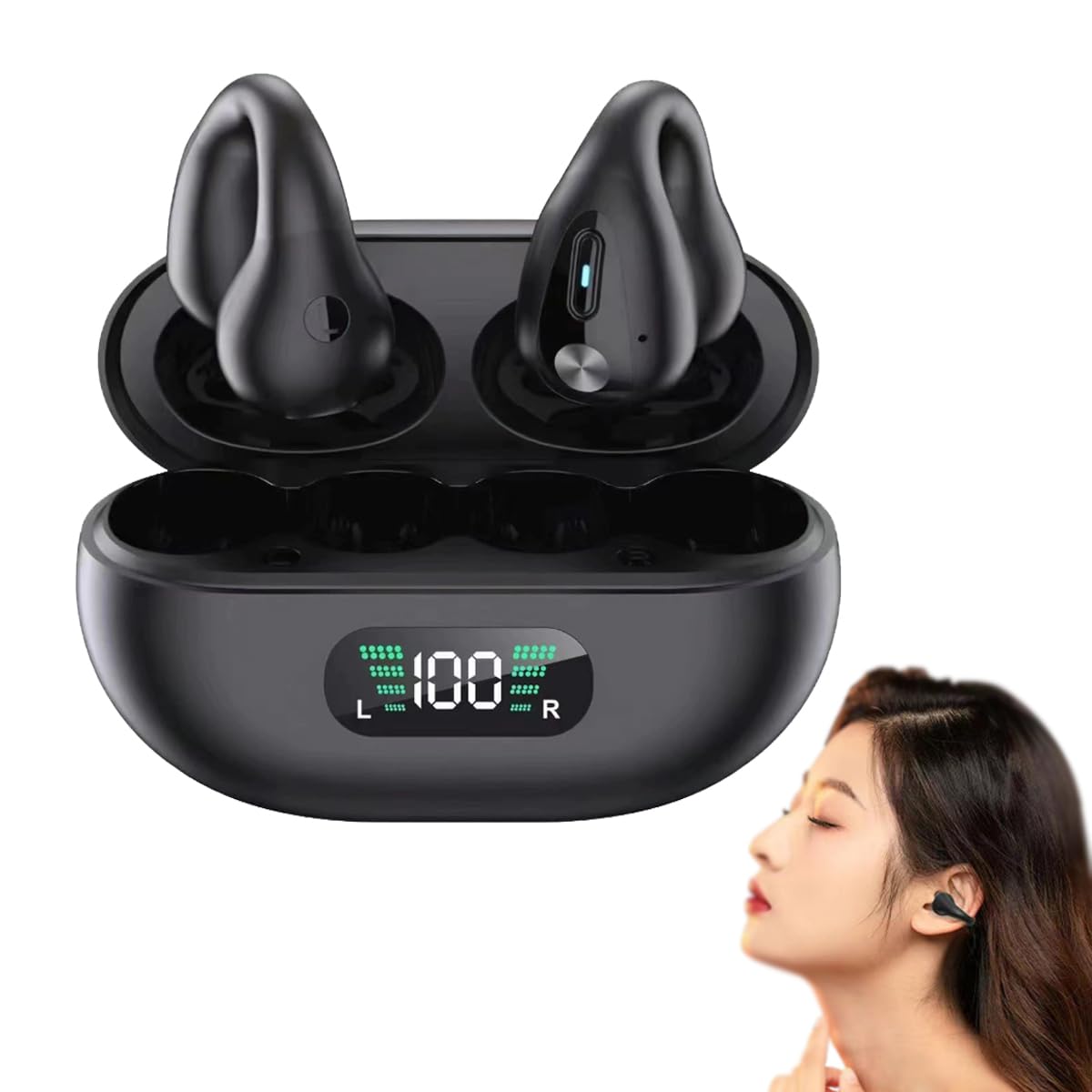 Auricolari Conduzione Ossea Cuffie Ossea Conduzione Cuffie A Conduzione Ossea LOBKIN - Auricolari Aperti Bluetooth 5.3 Per Sport Auricolari Aperti Sportivi Cuffie Per Ciclismo E Corsa Auricolari Conduzione Ossea Cuffie Ossea Conduzione Cuffie A Conduzione Ossea LOBKIN - Auricolari Aperti Bluetooth 5.3 Per Sport Auricolari Aperti Sportivi Cuffie Per Ciclismo E Corsa