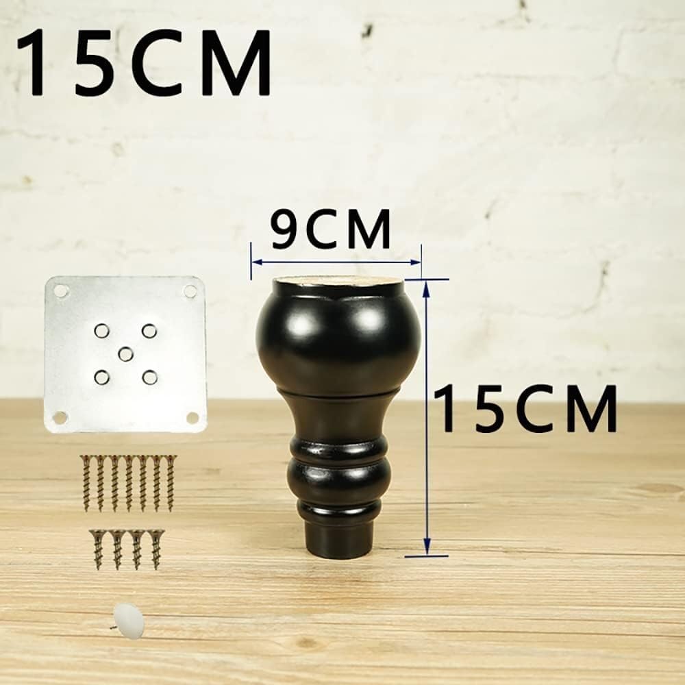4 pezzi Gambe for tavolo Piedini di ricambio for poltrone e mobili(D)