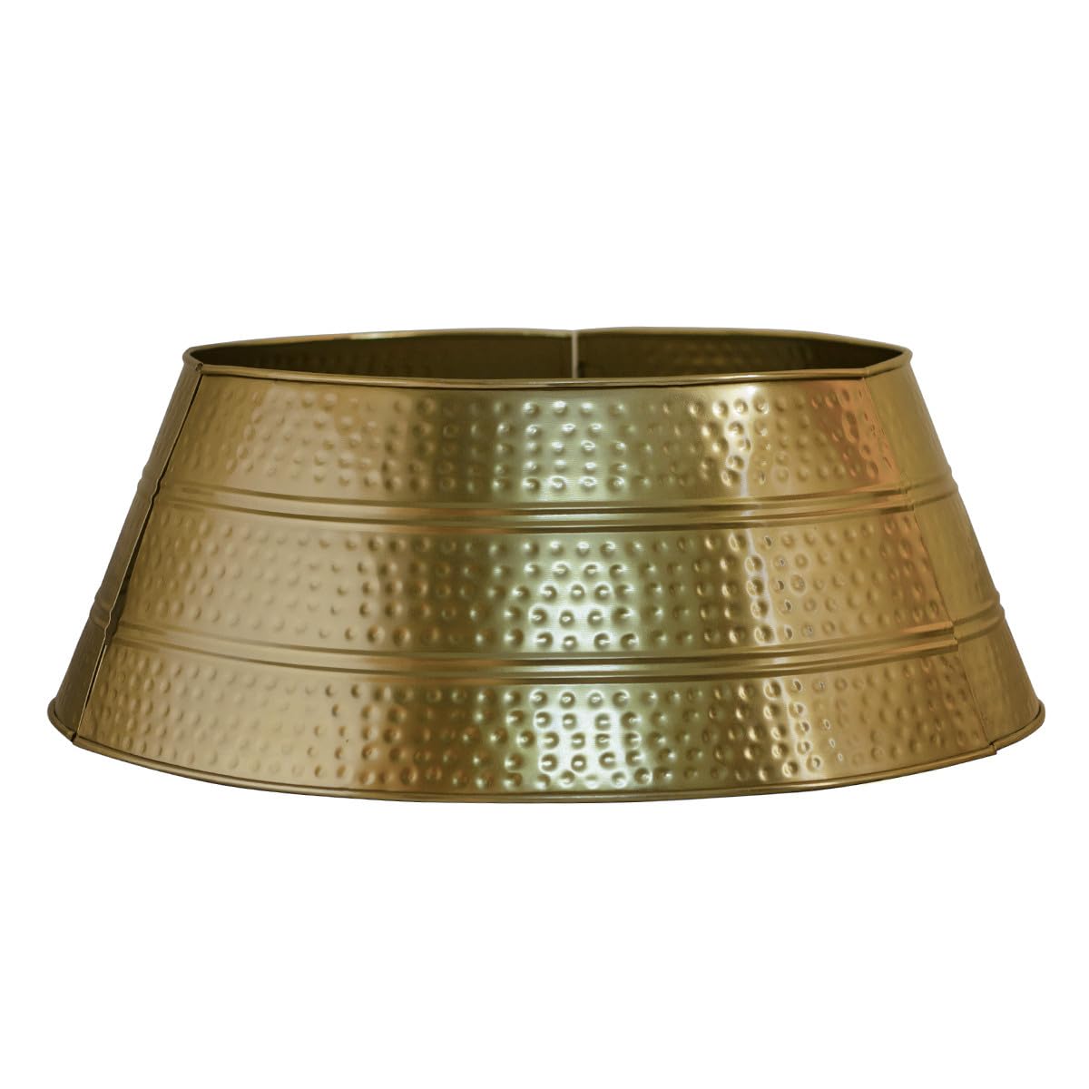 Skandinavischer Weihnachtsbaum Kragen Andine aus Metall Gold 60 cm