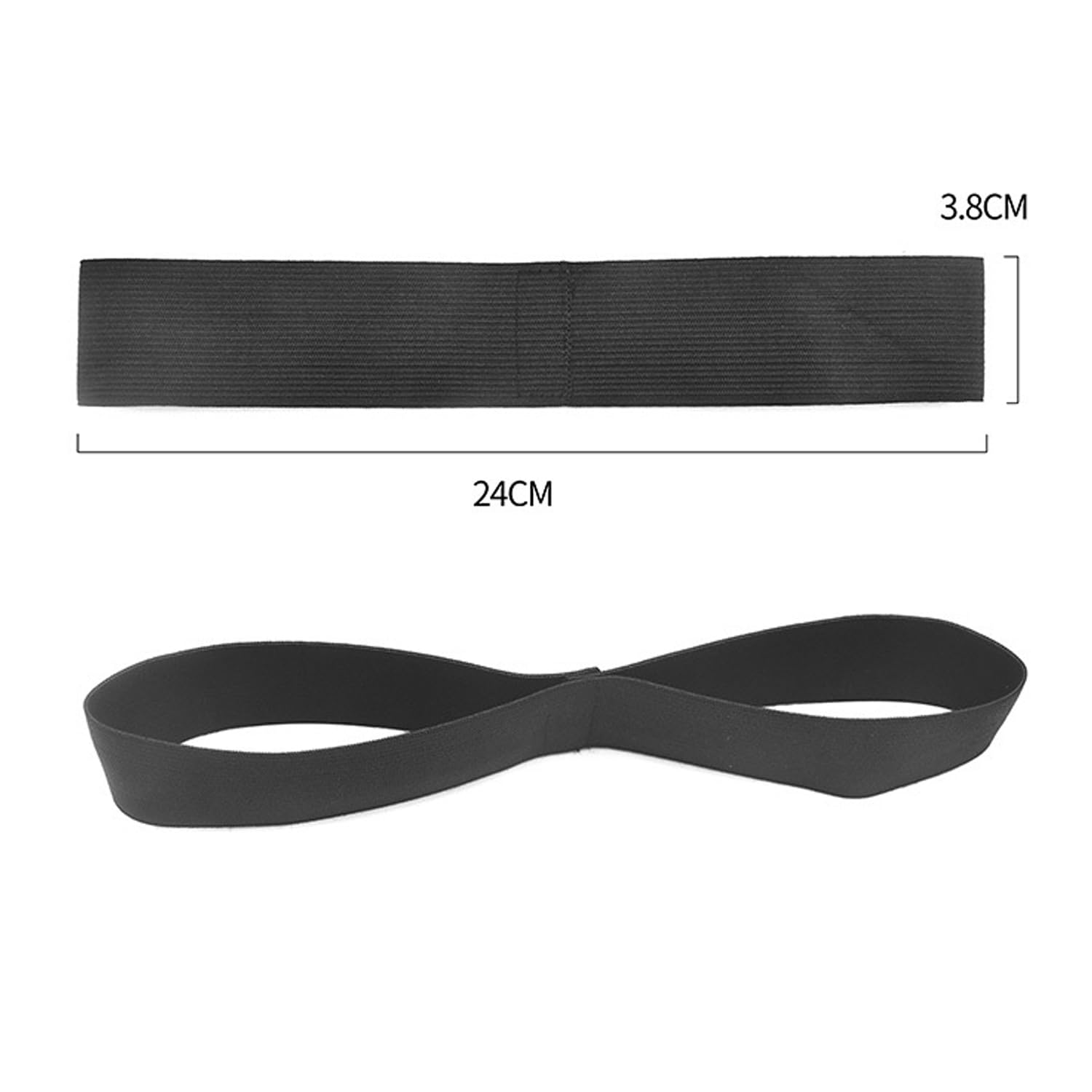 MaPctSy Baseball Batting Practice Swing Trainer, Baseball Training Aids for Hitting Aid, Elastic Wrist Bands Universal for All Age Beginners & Softball Players Black 3pcs