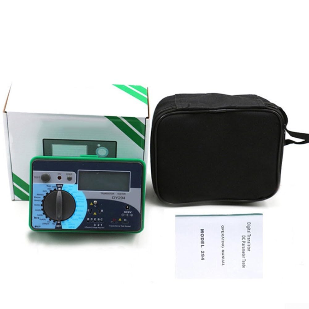 Tester digitale a transistor DY294 per diodi MOSFET Tiristore 78/79 Regolatore, tester ESR di tensione del condensatore con schermo LCD per riparazione di laboratorio