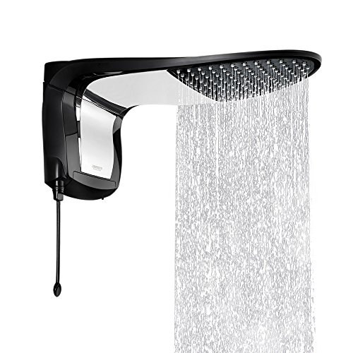 Chuveiro Acqua Wave Ultra 220V 7800W, Lorenzetti, 7510086, Preto/Cromado, Pequeno