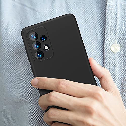 Image of Kapa Double Dip Full 360 Protection Back Case Cover for Samsung Galaxy A73 (5G) (Black)