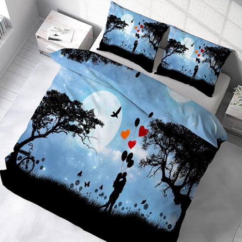 Ensemble de bedding de qualité supérieure avec housse de couette microfibre douce