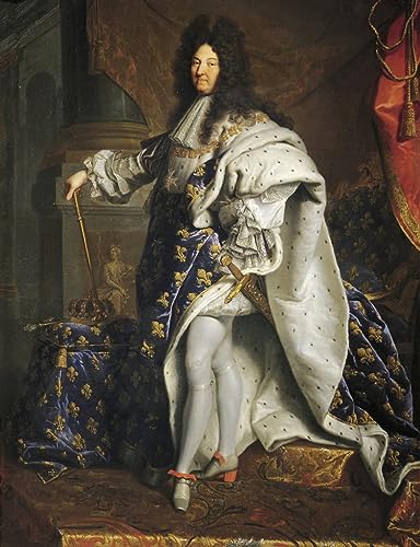 Portrait de Louis XIV par Hyacinthe Rigaud - Impression sur Toile Murale 60x90cm