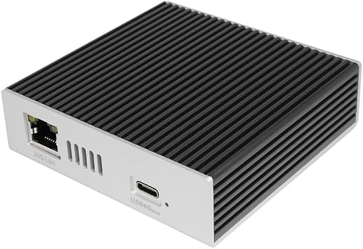 USB4.0 40Gbps 6-in-1 10G Ethernet, 1x RJ45 10G Ethernet Port, 3X USB-A, 1x TF, 1x SD Card Reader