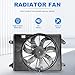 UnayKolb Radiator Cooling Fan Assembly for 2009-2018 Chrysler 300 Dodge Charger CH3115169