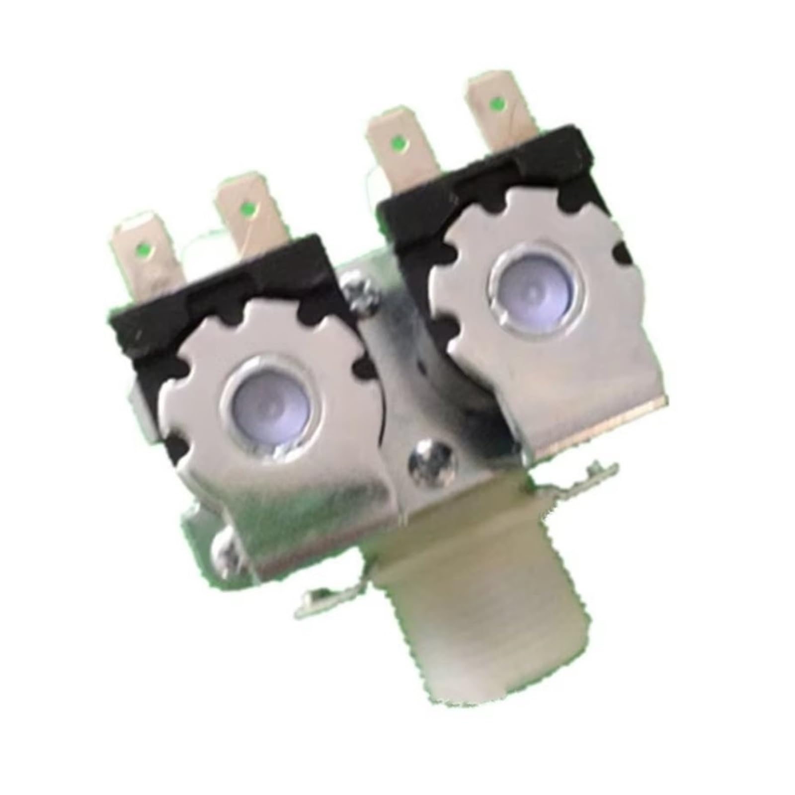 Lavadora Válvula Solenoide Lavadoras Universales De 0,02-0,8 MPa, Una En Dos, Válvula Solenoide Entrada Agua Normalmente Cerrada, 12V, 24V, 110V Y 220V Válvula de Entrada de Agua(24V)