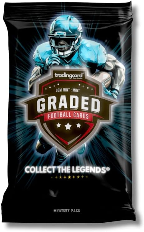 Paquete de caja misteriosa de fútbol - Collect The Legends Graded Pack 9 o 10