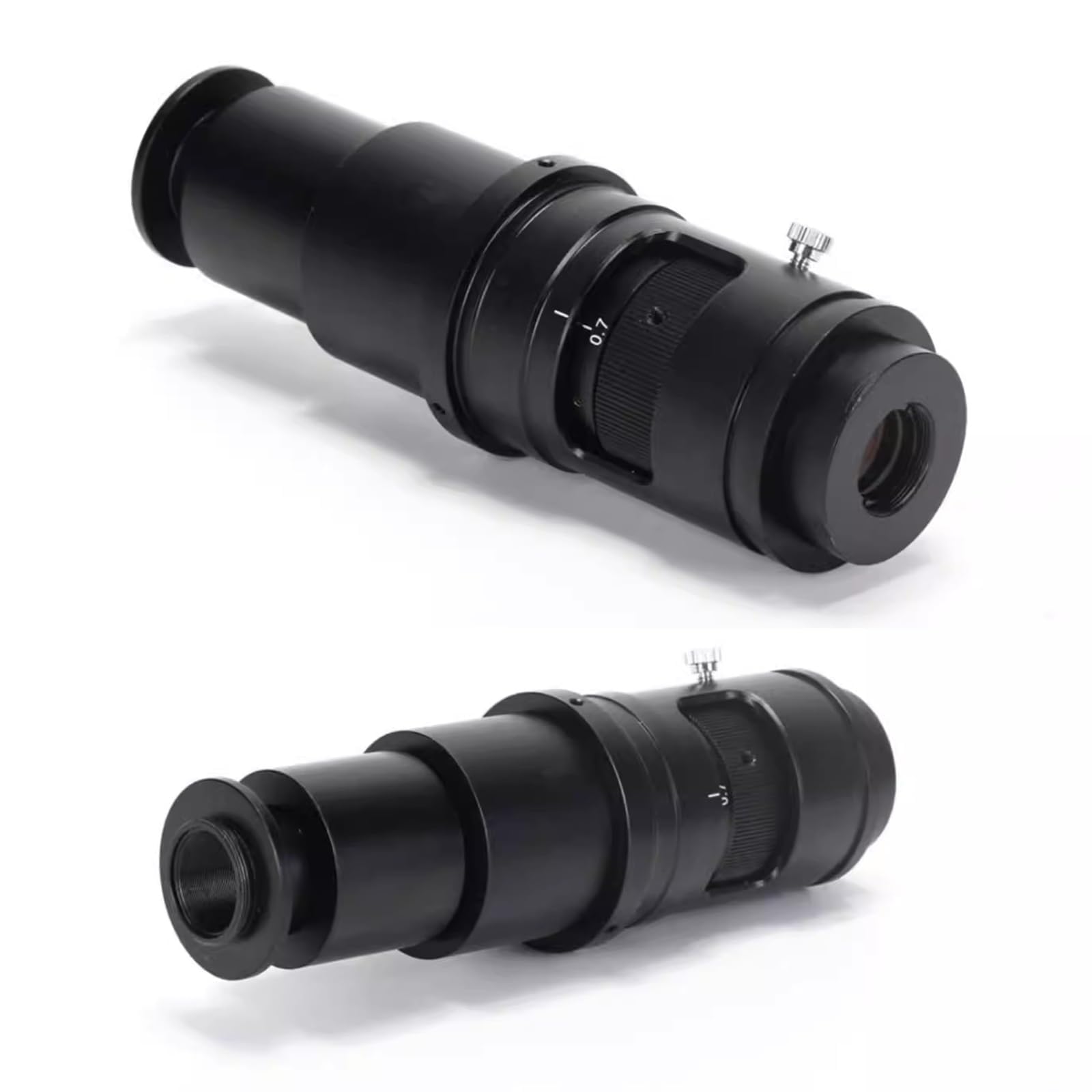 Lente de zoom para cámara de microscopio, ocular monocular ajustable de 0.7-5X, accesorio de laboratorio industrial