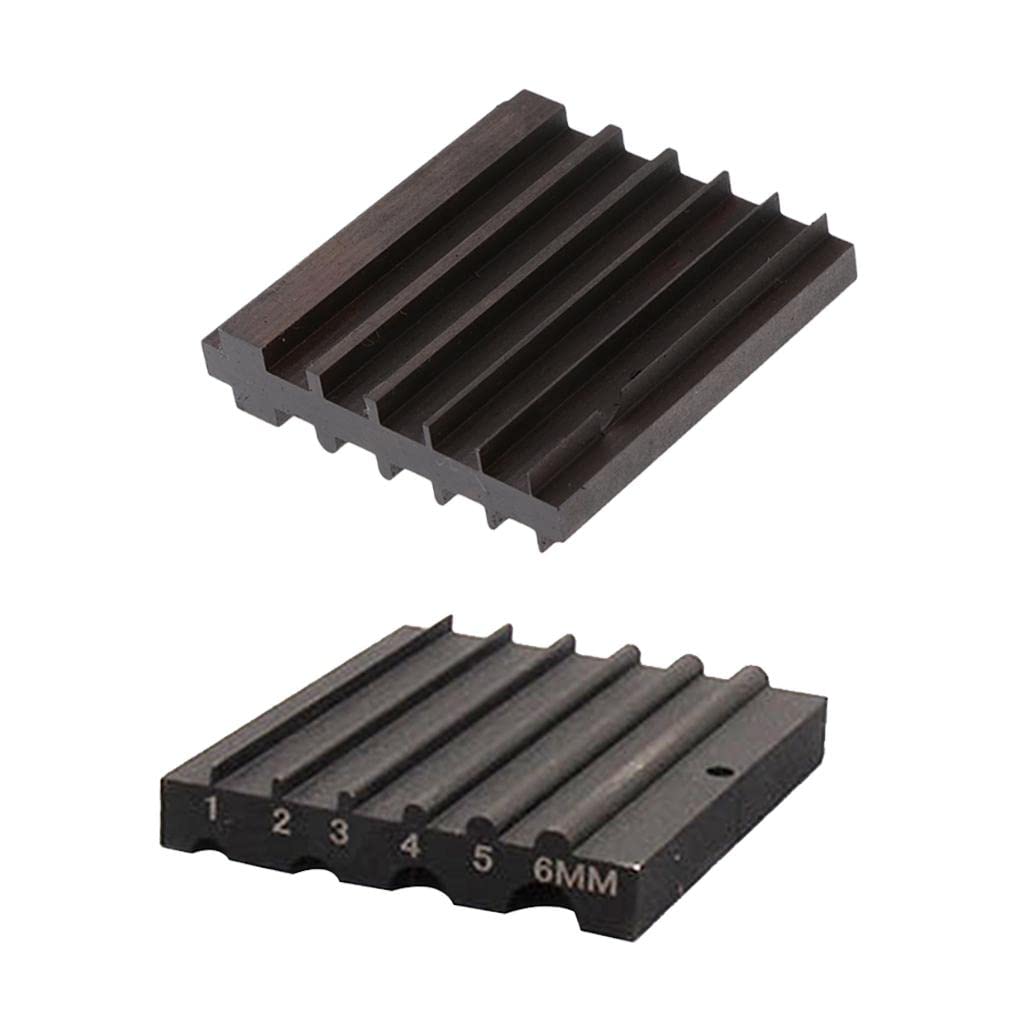 2 Piezas de Afilador de Bordes Biselados para Trabajos en Cuero, Piedra de Afilar para Cuero