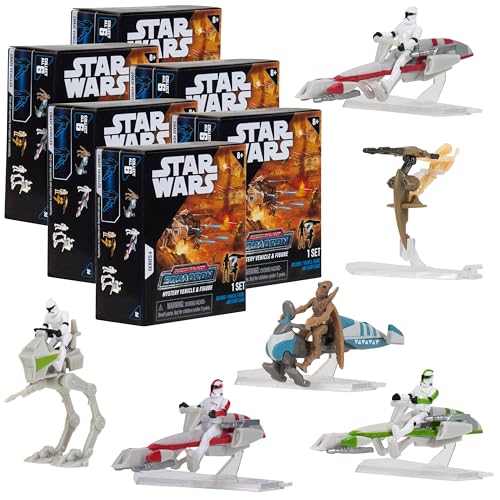 Star Wars Micro Galaxy Squadron Series 6 Mystery Blind Box 6-Pack Figures